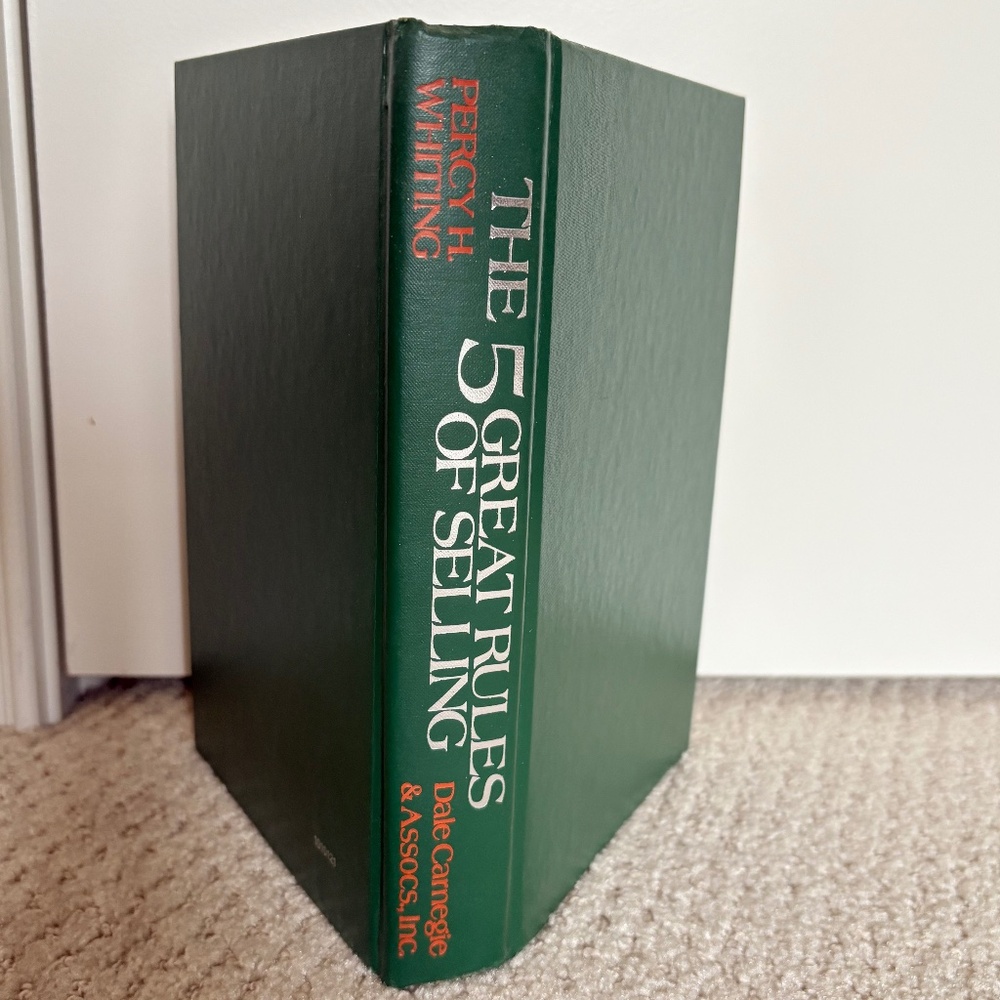 The 5 Great Rules of Selling hardcover book